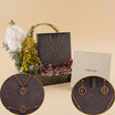 Gold Elegance Cerruti Jewelry Set & Blooms