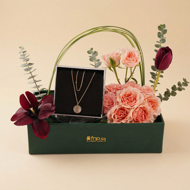 Irene Guy Laroche Necklace for Her Flower Box