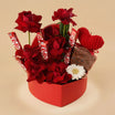 Heart Box of Red Roses n KitKat