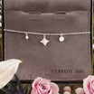 Lily & Purple Rose Arrangement with Cerruti Necklace