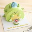 Happy Birthday Dino Kids Cake