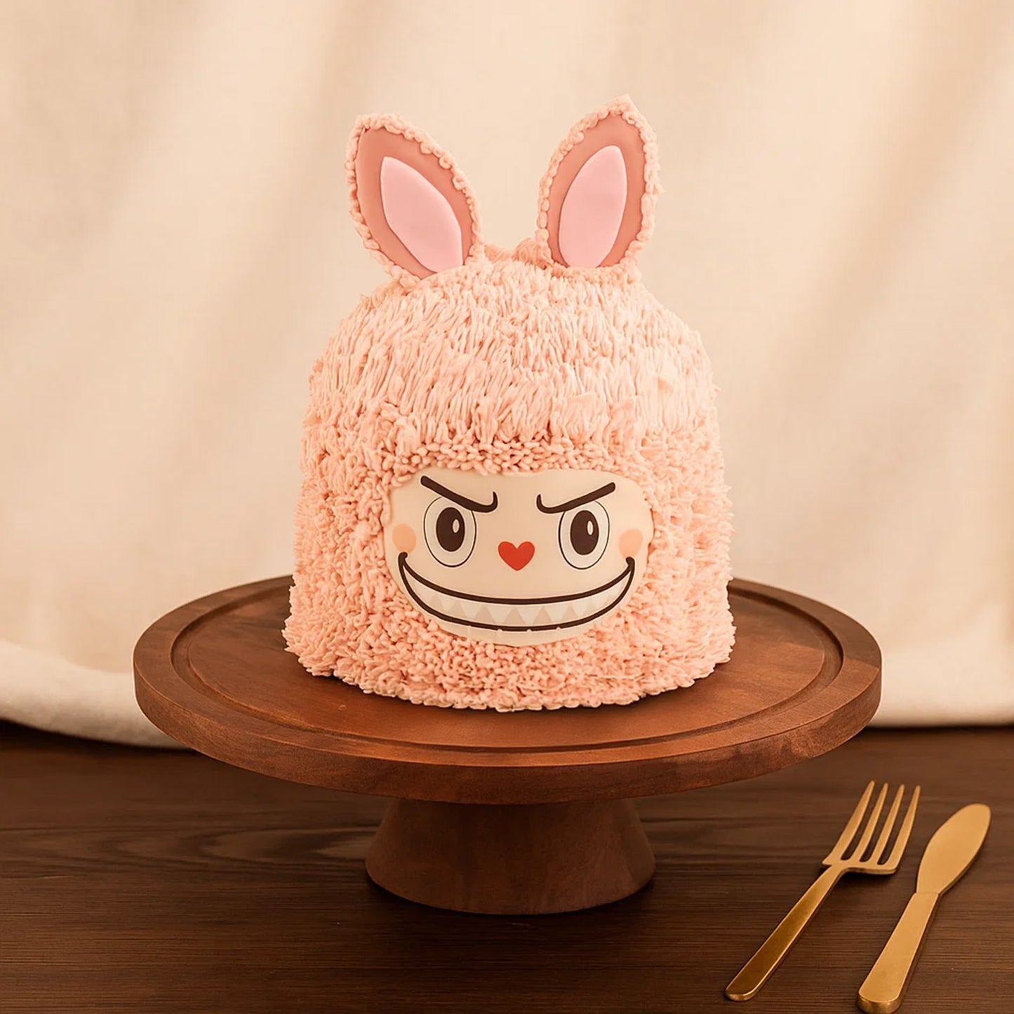Crazy Labubu Doll Birthday Cake