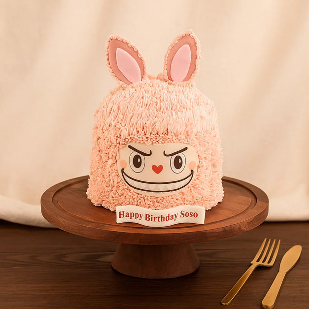 Crazy Labubu Doll Birthday Cake