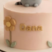 Cat Theme Personalized Kids Cake