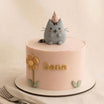 Cat Theme Personalized Kids Cake