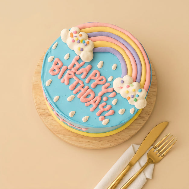 Rainbow Birthday Cake