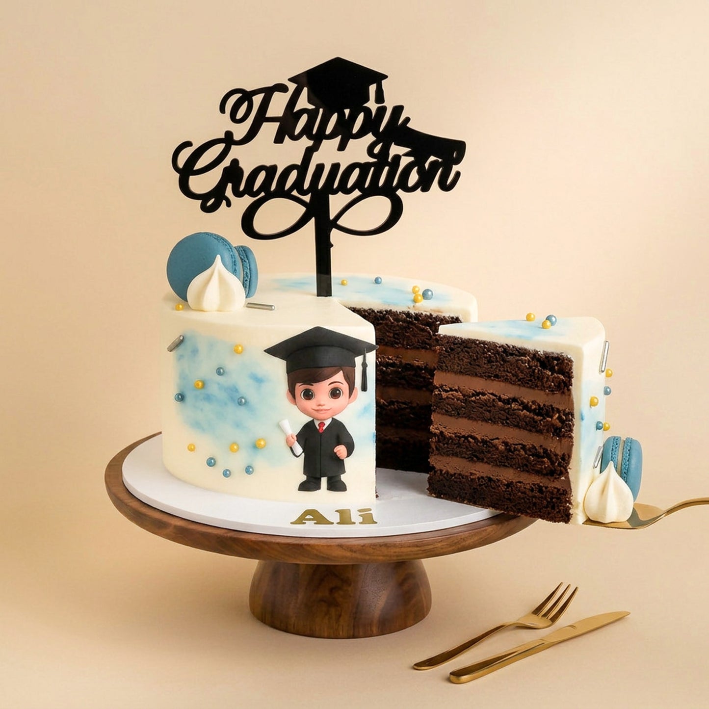  Graduation Personalized Cake For Boys