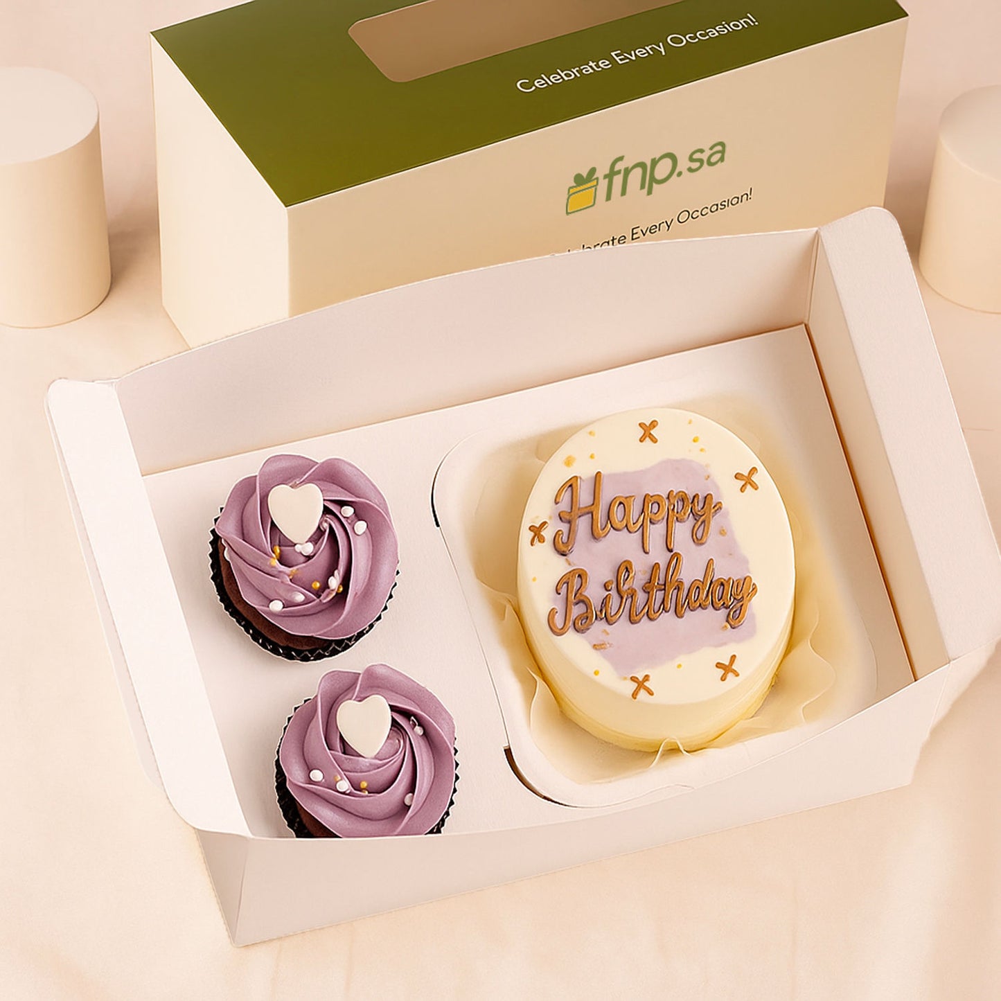 Festive Birthday Cake Box