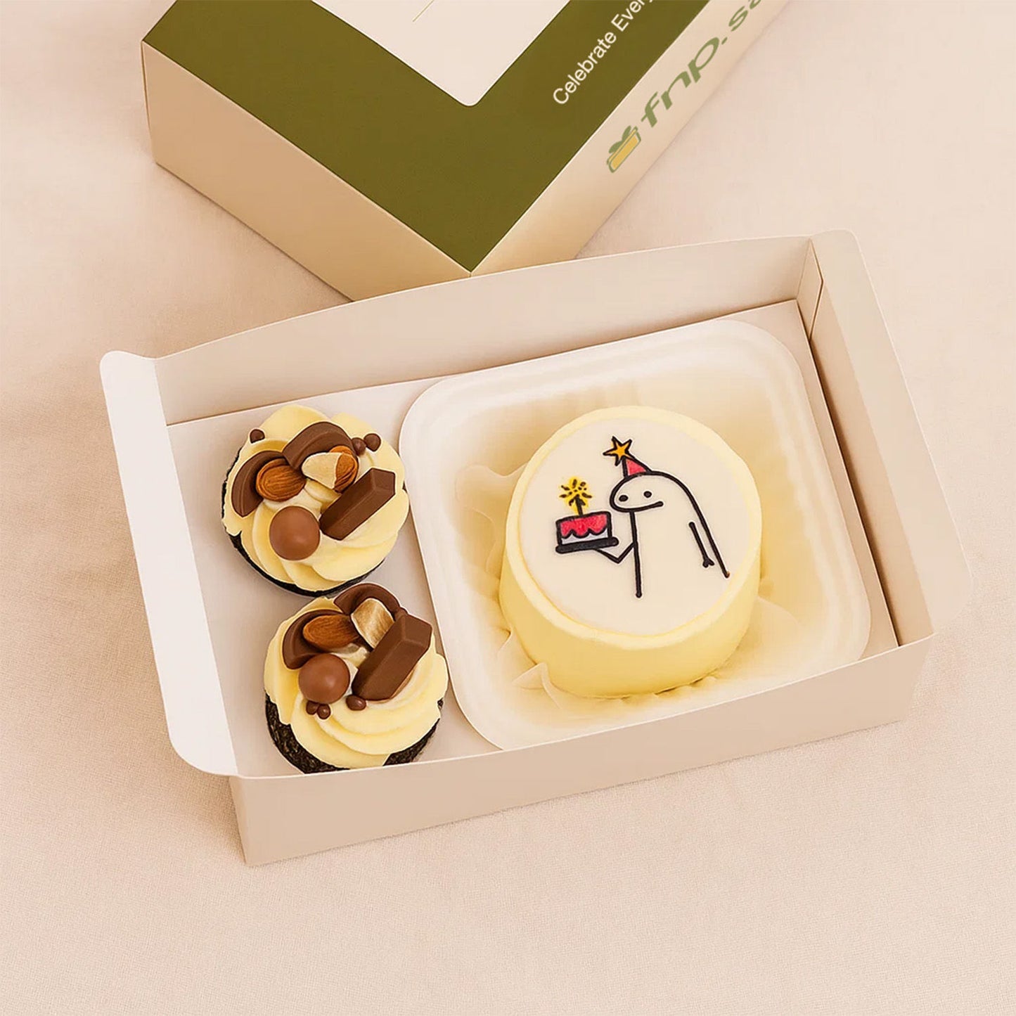 Flork Meme Cake Box