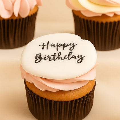 Blissful Birthday Cupcake Set