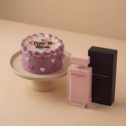 Narciso Rodriguez Perfume for Her with Mini Cake