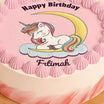 Pink Unicorn Kids Birthday Cake