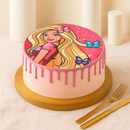Glamorous Barbie Kid's Cake