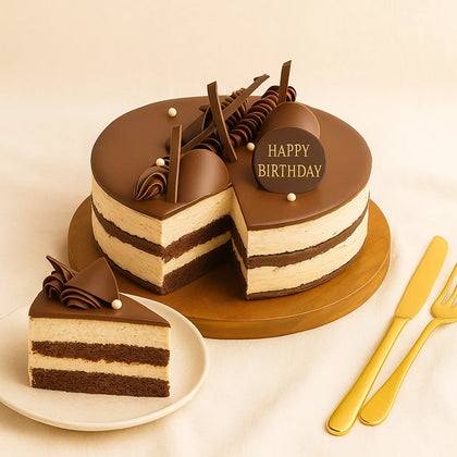 Fancy Chocolate Coffee Cake