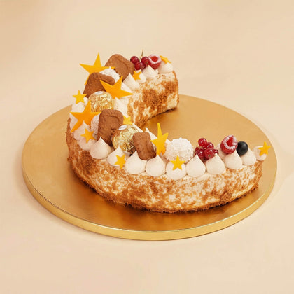 Lotus Vanilla Crescent Cake