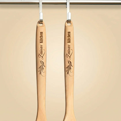 Personalised Wood Spoon and Fork