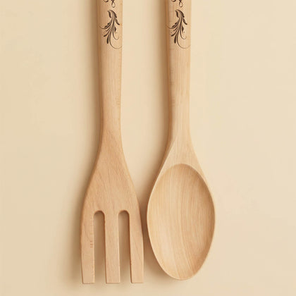 Personalised Wood Spoon and Fork