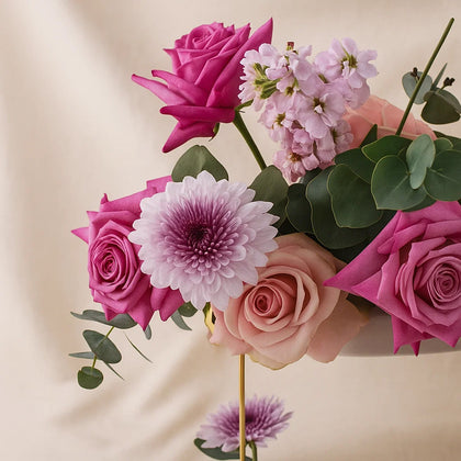 Purple Symphony Flower n Chocolates