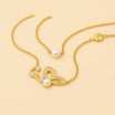 Cerruti 1881 Gold Plated Jewelry Set for Her n Roses 