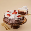 Red Roses Bouquet n Black Forest Cake Combo
