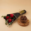 Red Roses n Cake Love Combo