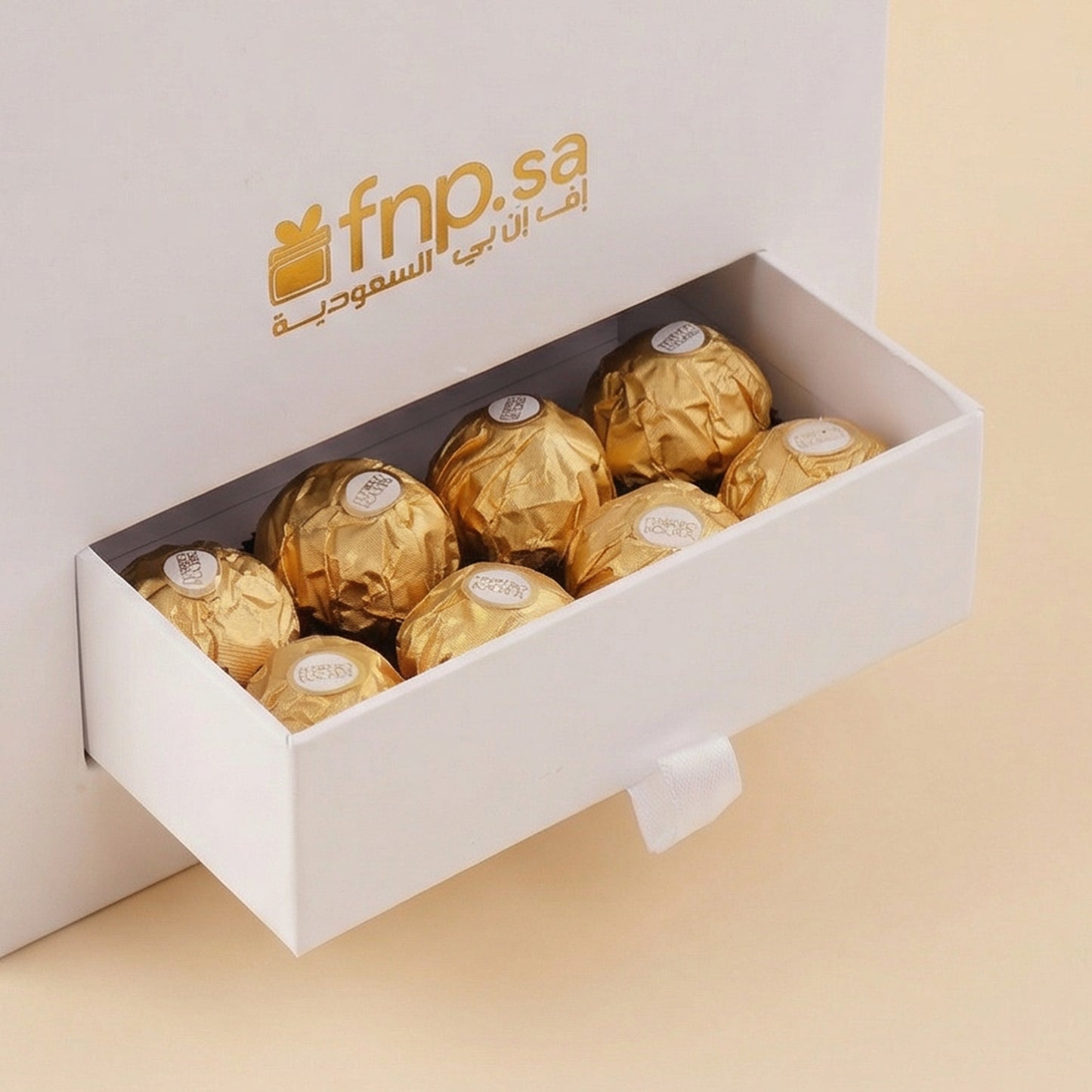 Pink Roses Box n Ferrero Rocher Drawer