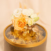 Otantik Home Chocolate Brown Bowl N Rose