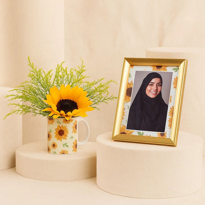 Sunflower Mug n Photo Frame Combo
