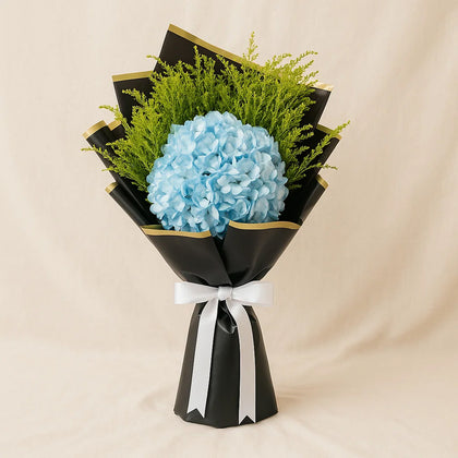 Blue Hydrangea n Feel Good Tea Combo