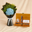 Blue Hydrangea n Feel Good Tea Combo