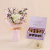 White Hydrangea n Feel Good Tea Combo