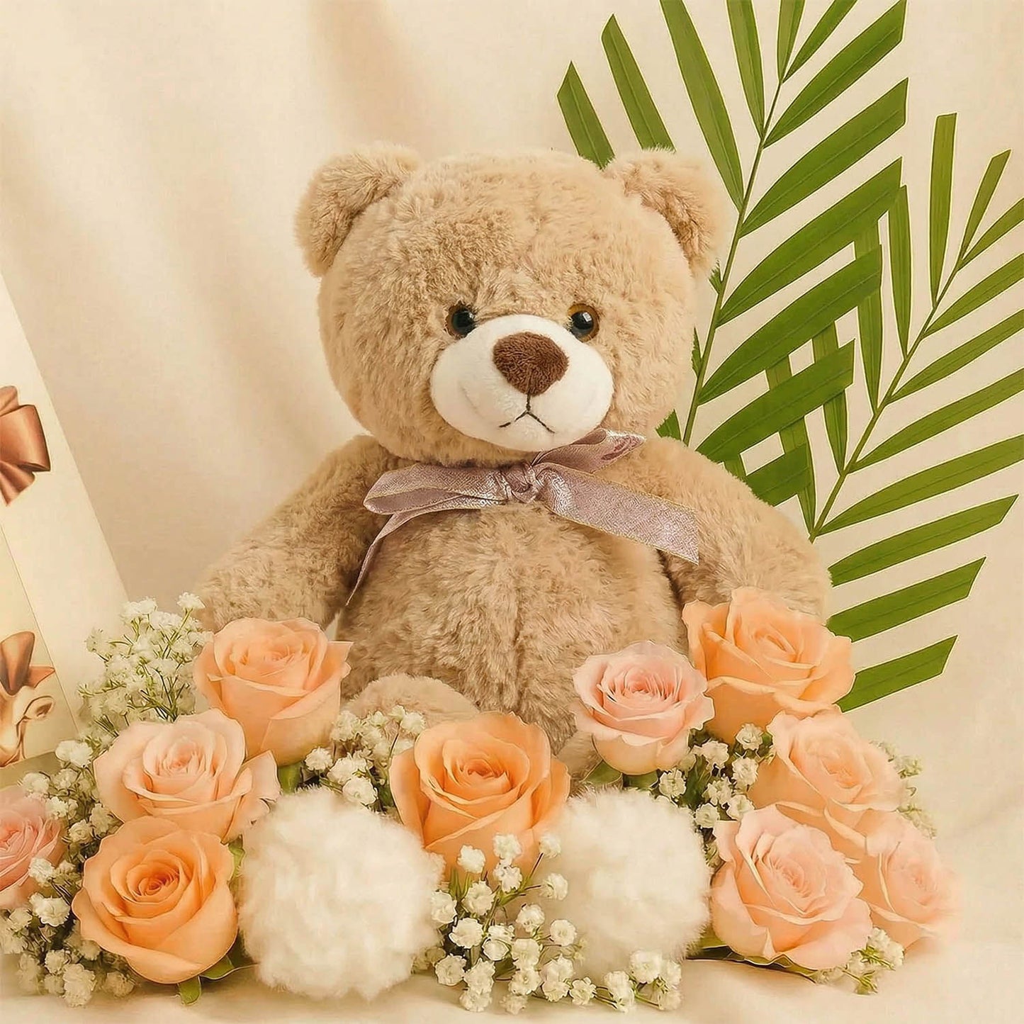 Godiva Chocolate Rose Basket n Teddy Bear