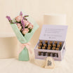 Flower Bouquet n Feel Good Tea Discovery Premium Box