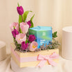 Enchanting Tulips n Feel Good Tea Hamper