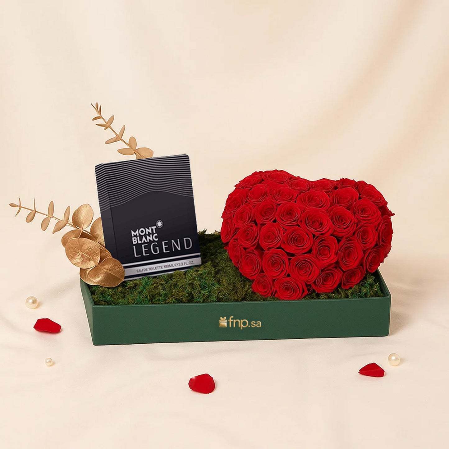 Legend EDP Men Perfume n Spray Rose Heart Arrangement