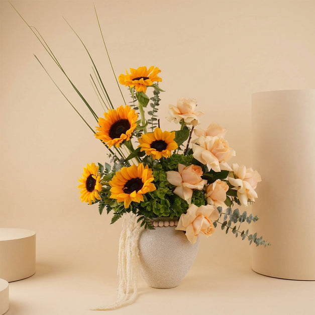 Sunshine Brilliance Flower Vase