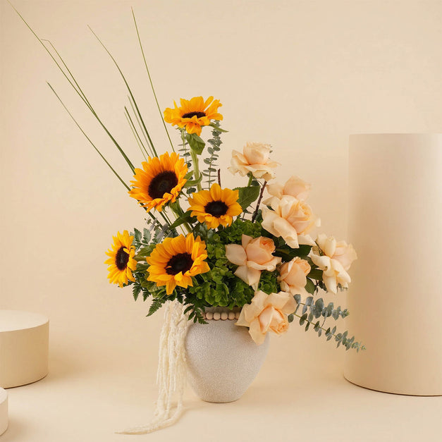 Sunshine Brilliance Flower Vase