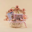 New Baby Girl Basket | Flowers with Bostani Chocolate