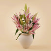 Royal Pink Lily Vase