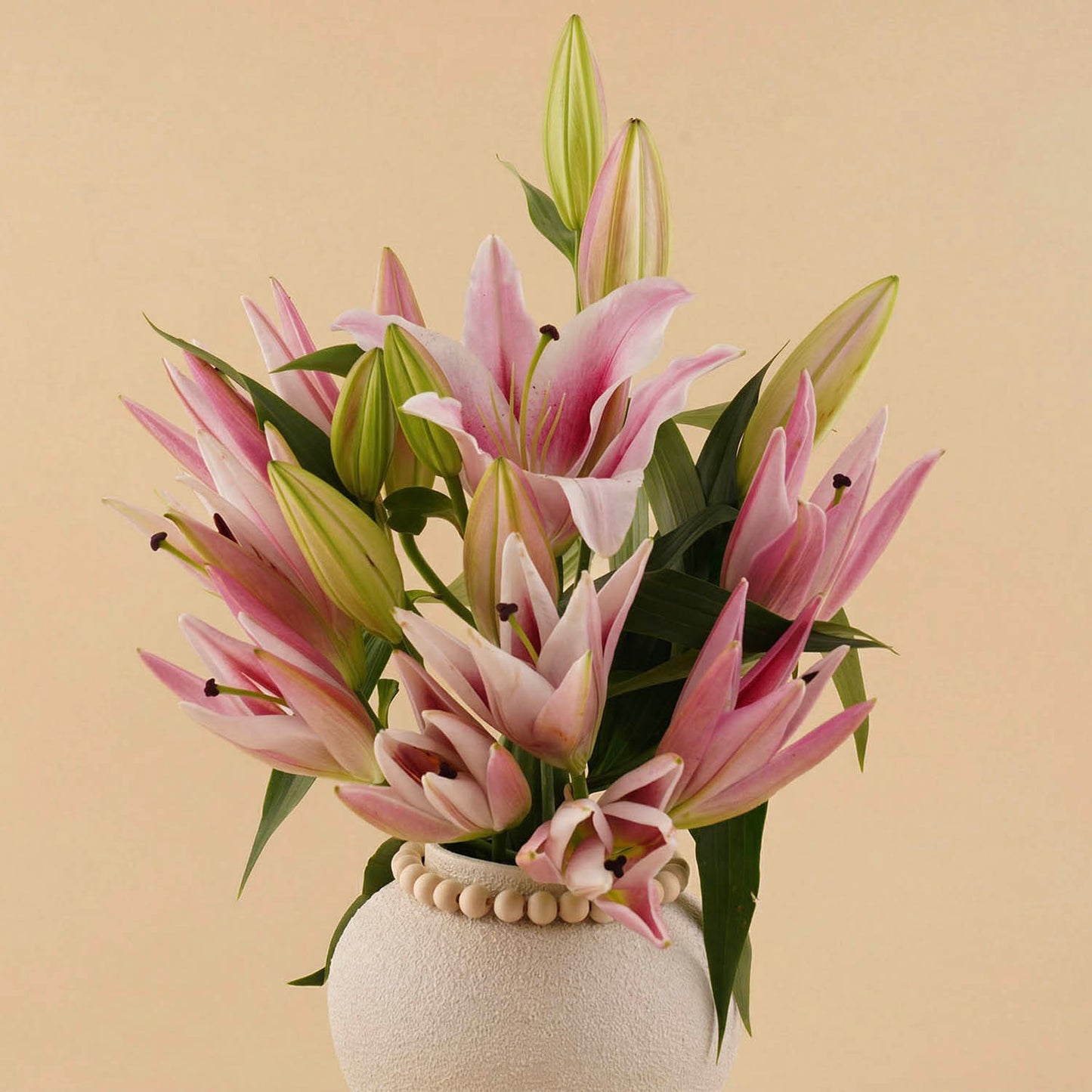Royal Pink Lily Vase