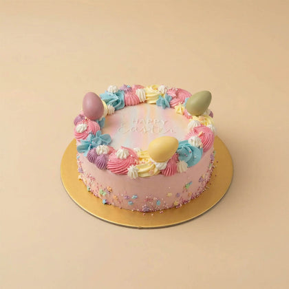 Spring Delights Colorful Cake