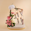 COngratulation Flowers and SAR1800 Money Arrangement