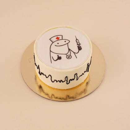 Doctor or Nurse Graduate Success Mini Cake