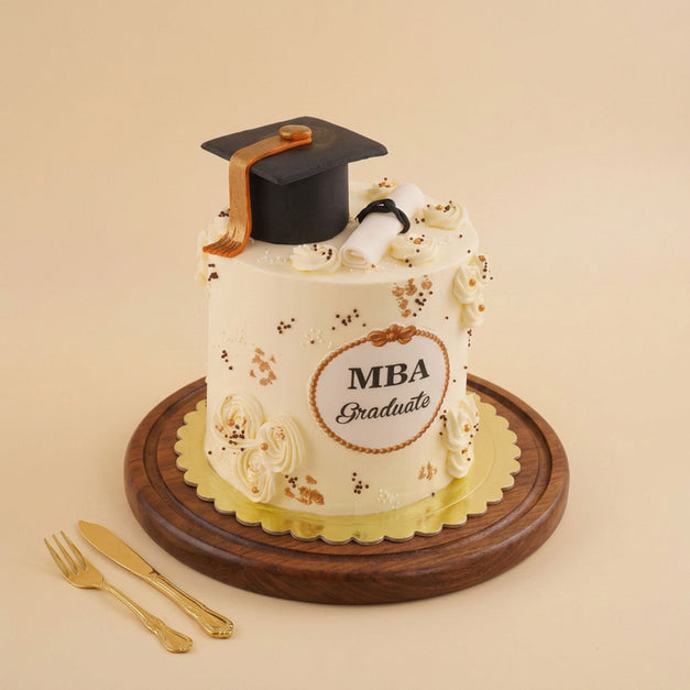 MBA Garduate 2026 Celebration Cake