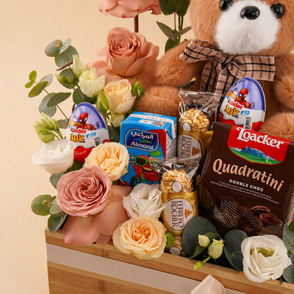 Congrats Graduate Chocolate and Teddy Hamper for Kids