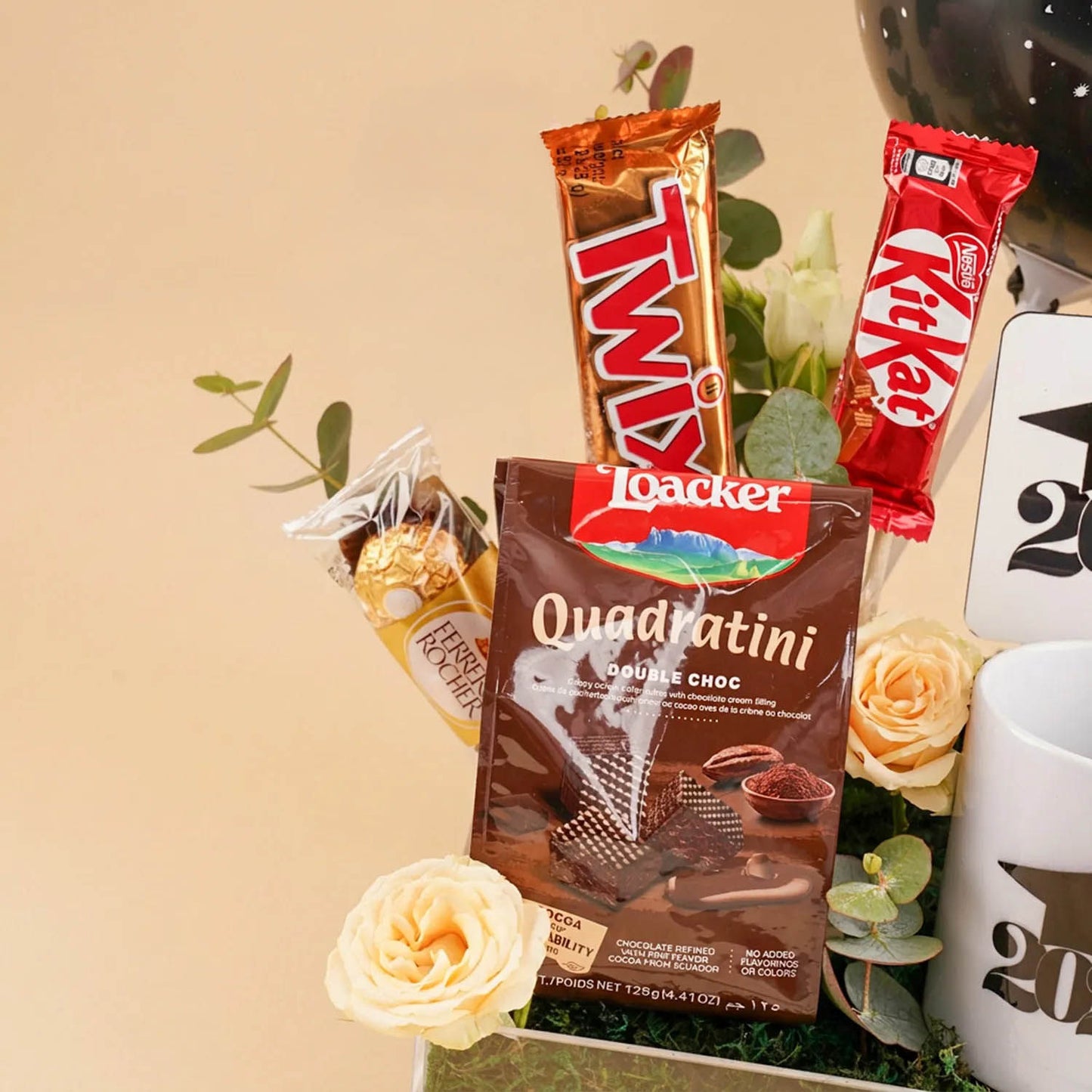 Graduation Celebration Chocolate & Balloon Hamper