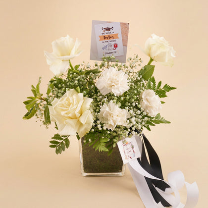 Congrats Doctor Flowers Vase