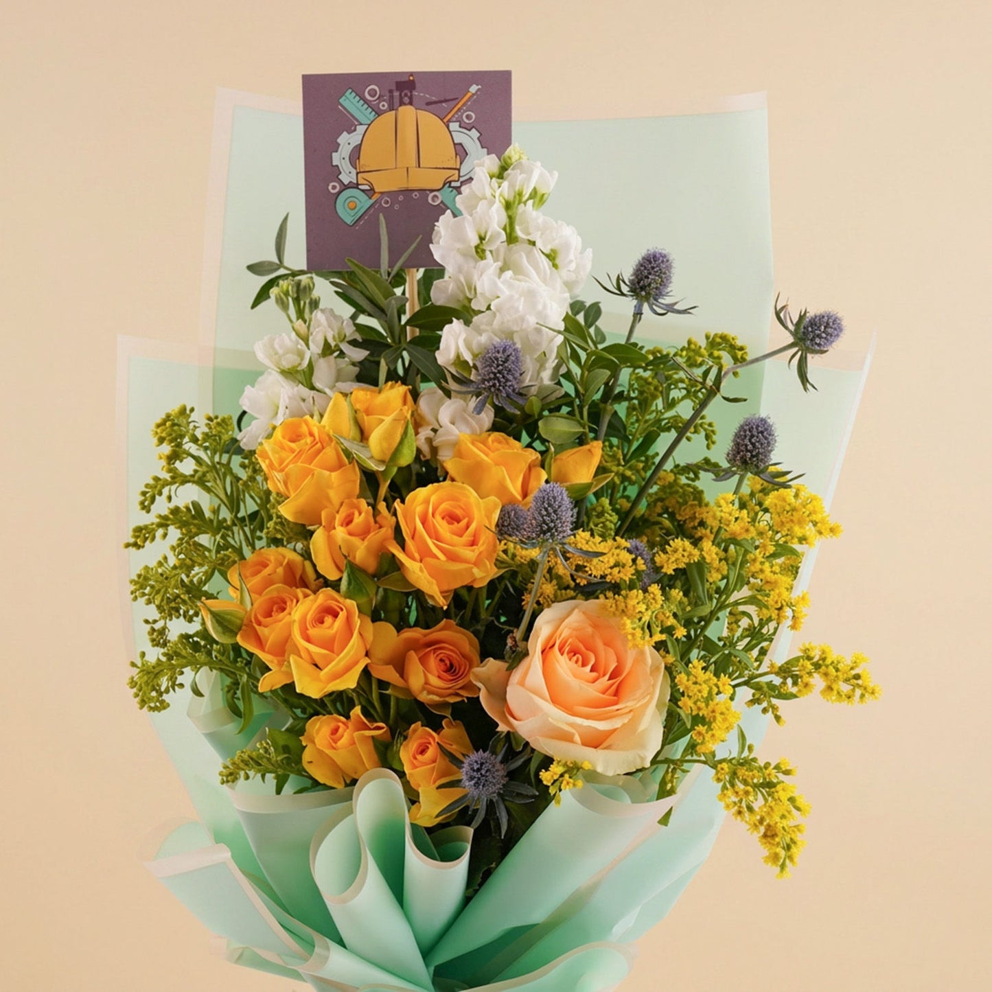 Engineer Graduate Flowers Bouquet