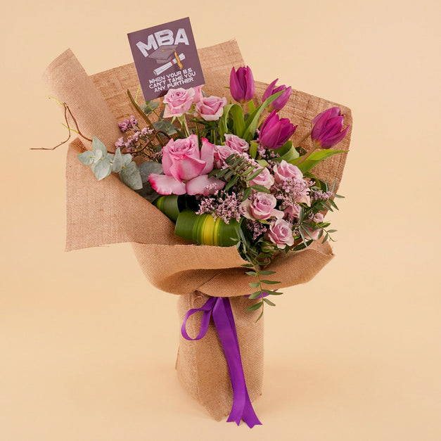 MBA Garduate Flowers Bouquet