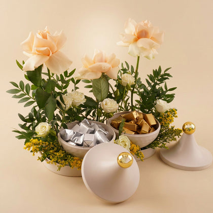 Chocolate and Flowers Gift Bouquet
